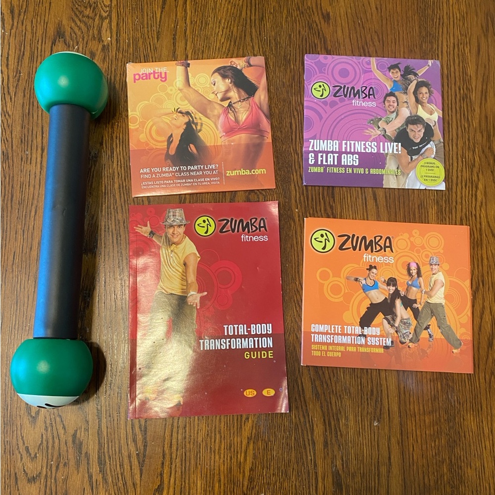 Zumba Complete Total-Body Transformation System DVD’s, & Stick